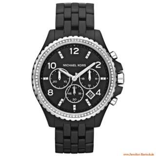   Kors Chronograph Black Crystal Bezel Ladies Watch MK5490  