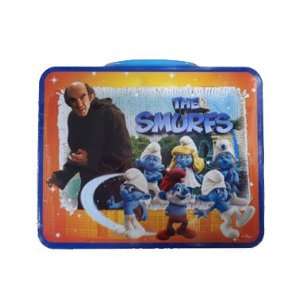  Smurfs with Gargamel Collectible Tin Lunch Box with 24 pc 