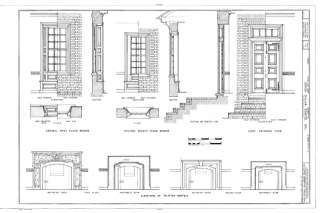 Traditional Colonial Brick Country House Plans  