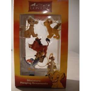  Disney The Lion King Miniature Hanging Ornament 5 Pack 