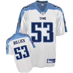  Reebok Tennessee Titans Keith Bulluck Replica White Jersey 