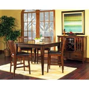  Hillsboro 5 Piece Counter Height Dining Table Set in Multi Step 