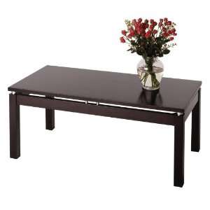  Linea Coffee Table with Chrome Accent