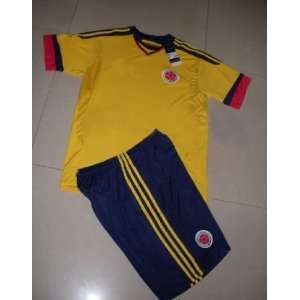  2011 2012 quality embroidery logo columbia home soccer 