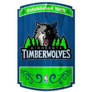  NBA Minnesota Timberwolves Wood Sign