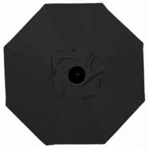   ft. Deluxe Auto Tilt Patio Umbrella, Black Patio, Lawn & Garden