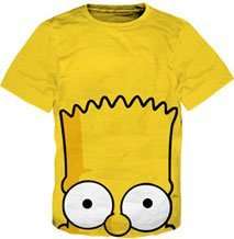 Bart Simpson Bart Face T Shirt sz Youth XL   18/20  