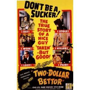  Two Dollar Bettor   Movie Poster   11 x 17