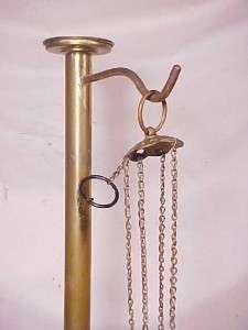 Antique Gothic Church Thurible Censer Hanging Brass Mass Incence 