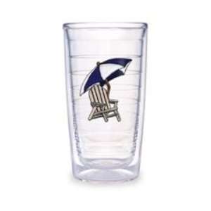  CG Products Adirondack Blue 16 oz. Insulated Clear Tumbler 