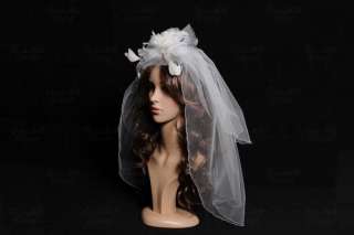 38 L Ivory Wedding Bride 2 Tiers Veil with Headband  