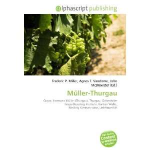  Müller Thurgau (9786134290982) Books