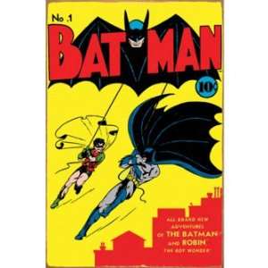  Batman Sign Comic Book Cover Metal