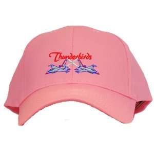  Thunderbirds Embroidered Baseball Cap   Pink Everything 