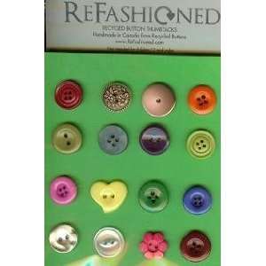    ReFashioned Recycled Button Thumbtacks Arts, Crafts & Sewing
