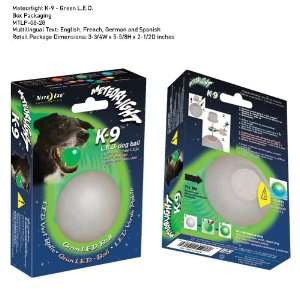  Nite Ize MeteorLight LED Dog Ball Green MTLP 08 28 FREE 