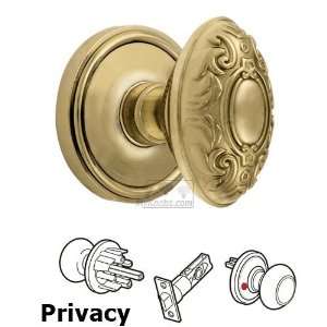 Privacy knob   georgetown rosette with grande victorian 