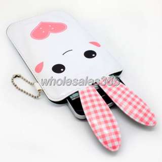 For BlackBerry Bold 9900 9930 Mobile Cell Phone Rabbit Case Pouch Bag 