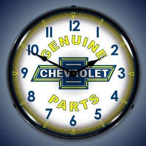  Chevy Parts Vintage Lighted Wall Clock