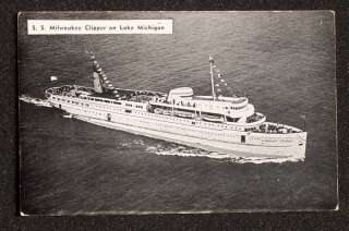 195? SS Milwaukee Clipper Ship Muskegon MI Milwaukee WI  