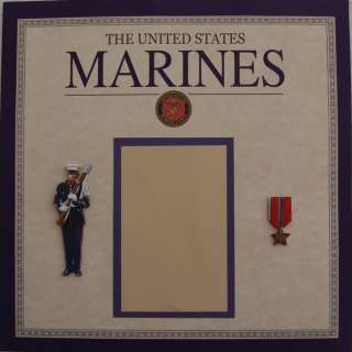 MARINES / MILITARY   Premade Scrapbook Pages   SALE  