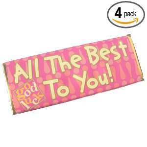   All the Best to You Dark Chocolate Candy Bar, 2.5 Ounce (Pack of 4
