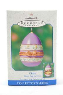   ornament 1999 third in the series easter egg surprise chick qeo8532