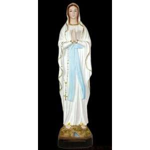  Our Lady of Lourdes 26in. Onyx Statue