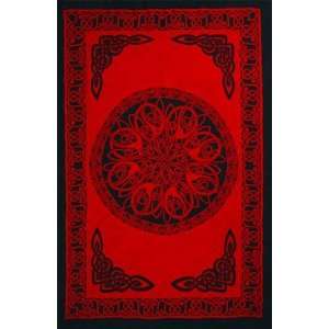  Red Celtic Knot Sarong 