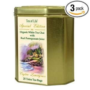  Tea Bag 2.1 Ounce Tins (Pack of 3)  Grocery & Gourmet Food