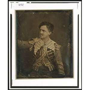   Booth,three quarters to the left,in theatrical costume