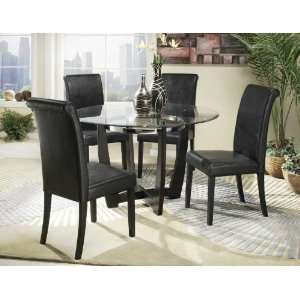  Home Elegance 722 48*5 5pc set (TABLE and 4 SIDE CHAIRS 