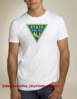 New Jersey State Police NJ Badge T Shirt NEW  