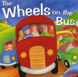   NOBLE  The Wheels on the Bus by Wendy Straw, Sterling  Board Book
