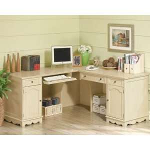  French Country Work Station Set Antique Cream