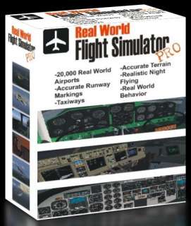 Real World Flight Simulator Pro 2000/2003/ME/XP/Vista/7  
