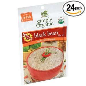 Simply Organic Spicy Black Bean Dip, Certified Organic  