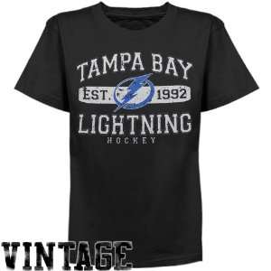   Tampa Bay Lightning Youth Cleric T Shirt   Black