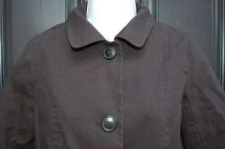 Womens Old Navy black classic trench coat rain coat size Small  