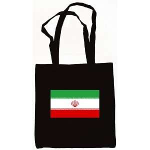  Iran, Iranian Flag Tote Bag Black 