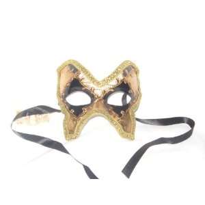  Black Music Farfallina Asso Venetian Mask