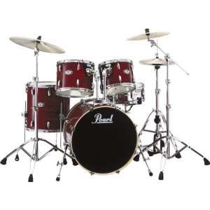  Pearl Vision VSX925S/C431 Drum Kit, Strata Black (Cymbals 