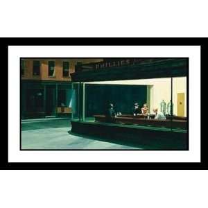  Nighthawks by Edward Hopper   Framed Artwork