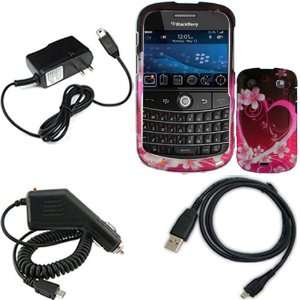  iNcido Brand Blackberry Bold Touch 9900 Combo Purple Love 