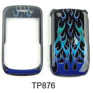   CASE COVER FOR BLACKBERRY CURVE 8520 8530 9300 BLUE GREEN WILD FLAME
