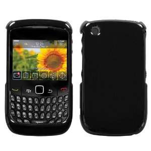 Solid Black Phone Protector Cover for RIM BlackBerry 8520 (Curve), RIM 
