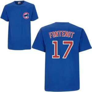  Men`s Chicago Cubs #17 Michael Fontenot Name and Number 