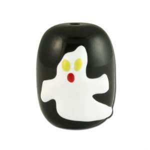  17mm Black Ghost Hand Painted Lampwork Beads Arts, Crafts 