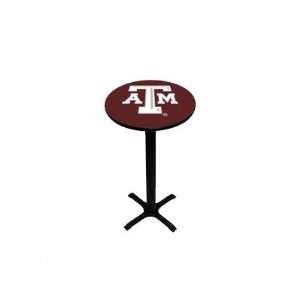   TAMPTB   x Texas A&M University Pedestal Pub Table Table Color Maroon