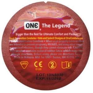 The Legend Bigger ONE Condoms 100 Bag